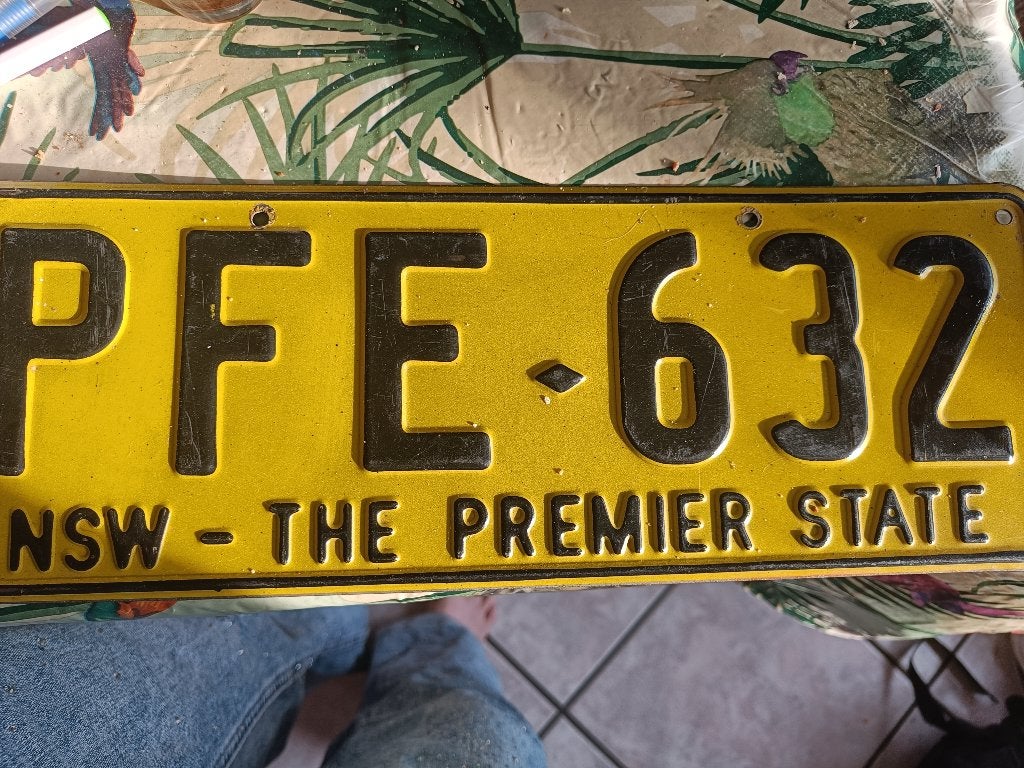 Plaque immatriculation  d Australie, Autos : Pièces & Accessoires, Enlèvement ou Envoi, Utilisé