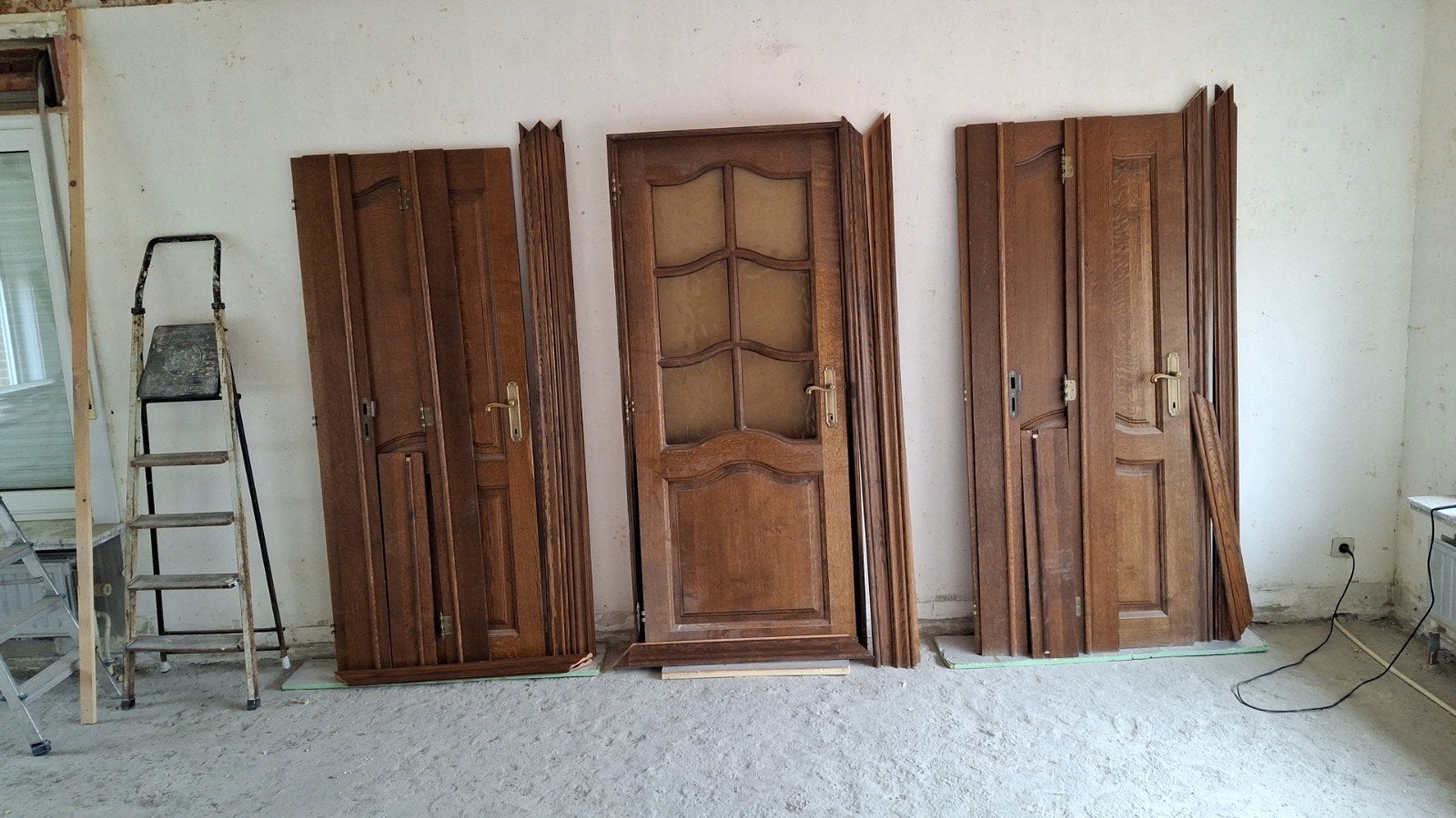 Portes intérieures entièrement en chêne, Bricolage & Construction, Enlèvement