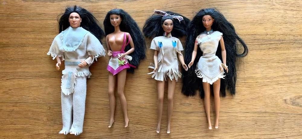 Vintage Disney Pocahontas-pop - Mattel 1995, Ophalen of Verzenden, Gebruikt, Pop