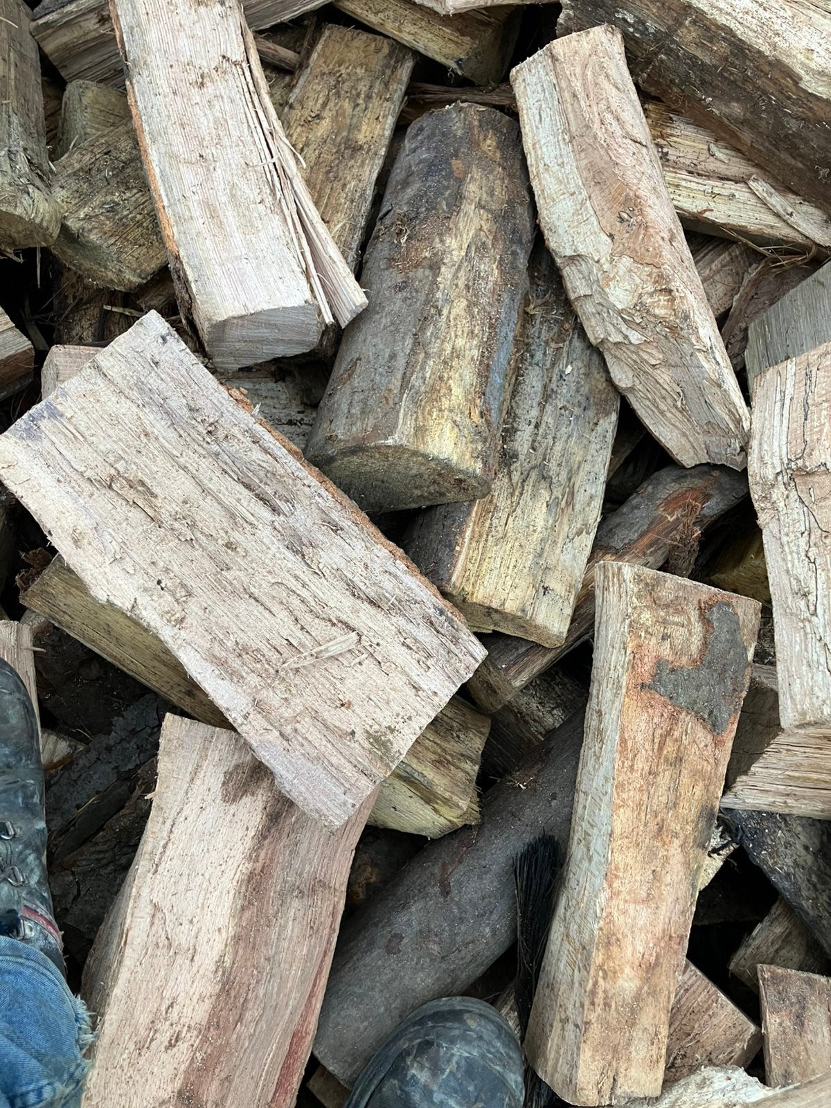 Brandhout ideale mix, Ophalen