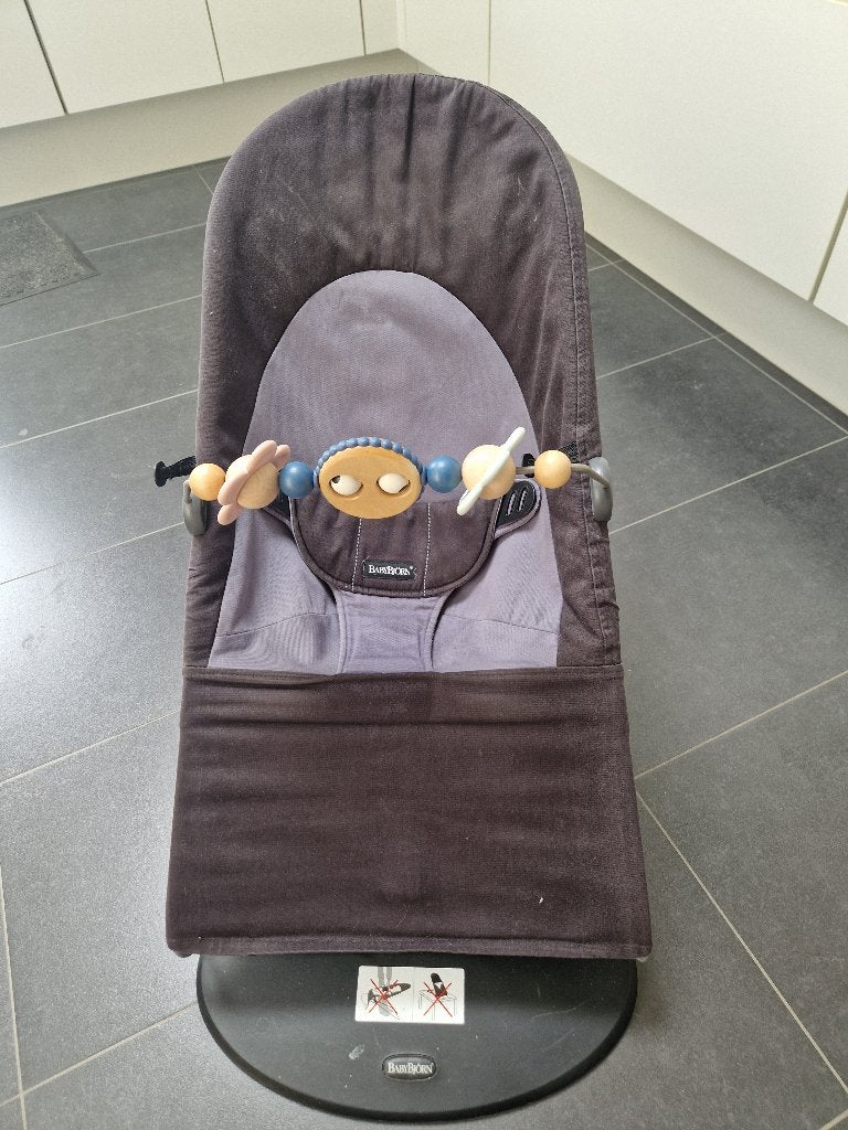 Wipstoel Babybjörn + speelboog, Kinderen en Baby's, Wipstoeltjes, Verstelbaar, Wipstoel, Zo goed als nieuw, Ophalen