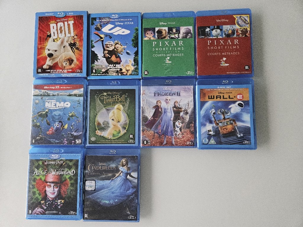 15 Walt Disney en kinder blu ray s, Cd's en Dvd's, Blu-ray, Ophalen of Verzenden
