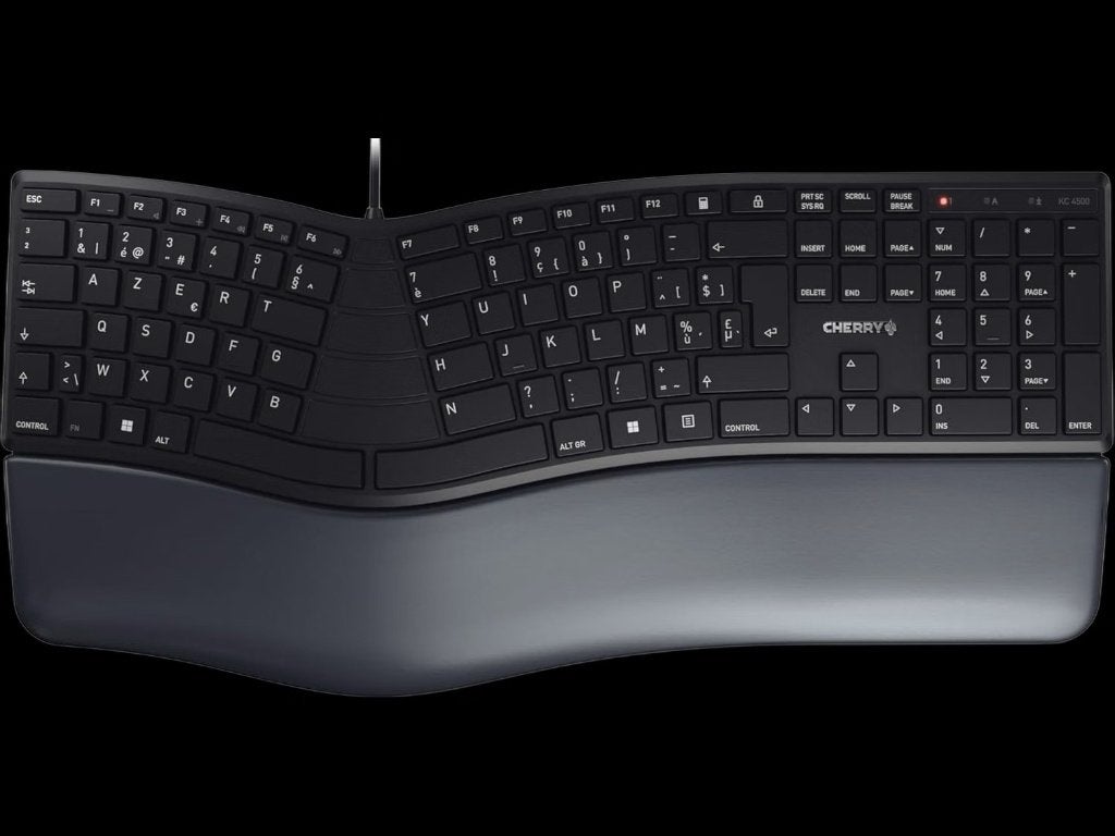 CHERRY KC 4500 ERGO AZERTY BE – Neuf / Nieuw, Informatique & Logiciels, Enlèvement ou Envoi, Azerty, CHERRY, Filaire