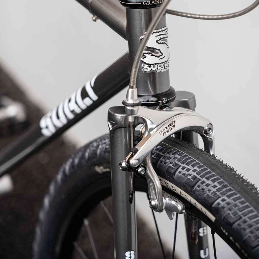 Used Tektro R559 (Long Arms) Brakes pair- silver, Enlèvement ou Envoi, Mountainbike