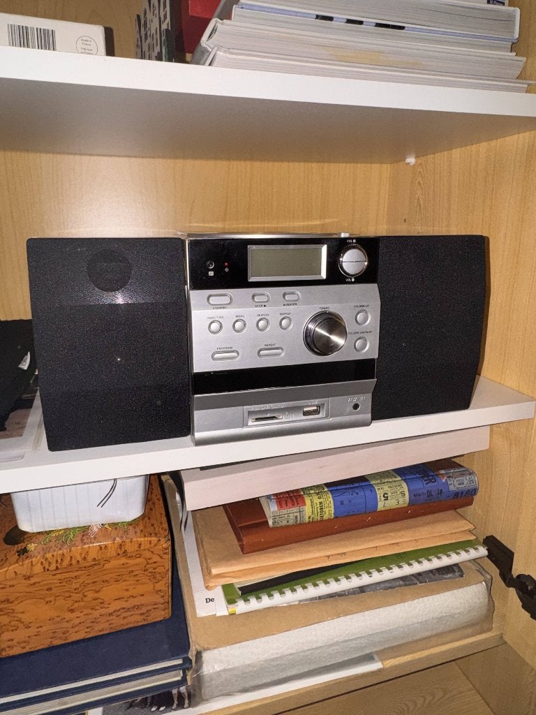 Micro hifi-stereo met luidsprekers, Ophalen, Gebruikt, Radio