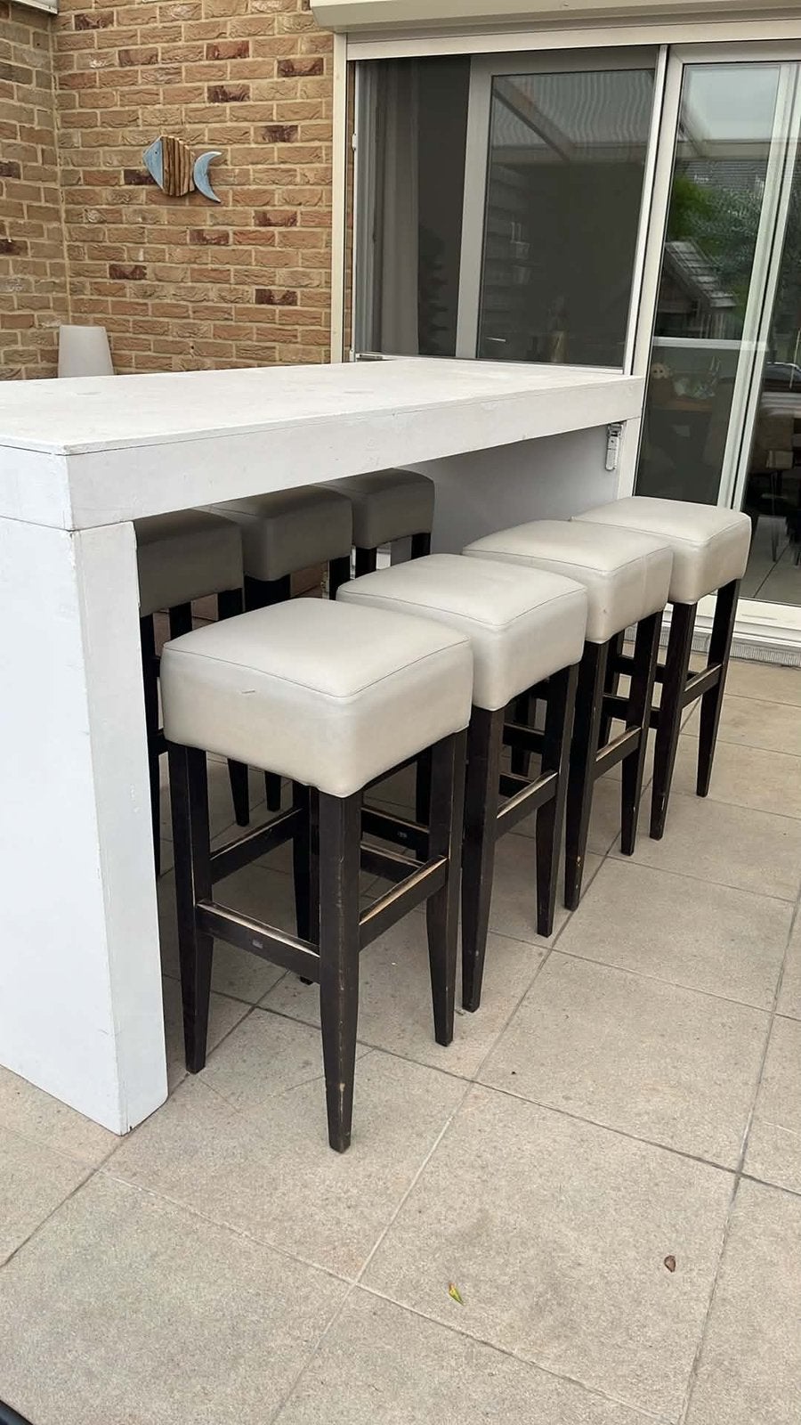 Bar krukken - Bartafel, Ophalen, Gebruikt