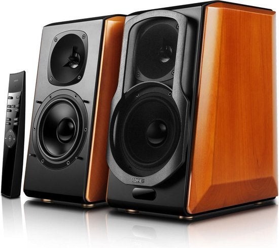 Edifier S2000pro, Afstandsbediening, Zo goed als nieuw, 60 tot 120 watt, Boekenplank luidspreker