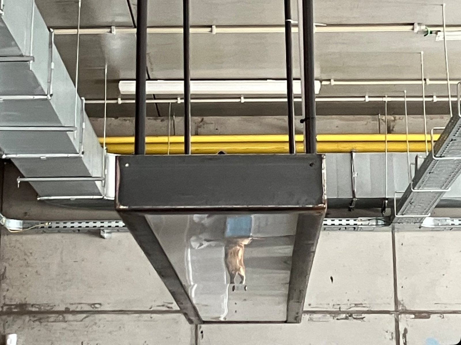 Grande suspension industrielle, Maison & Meubles, Enlèvement, Utilisé