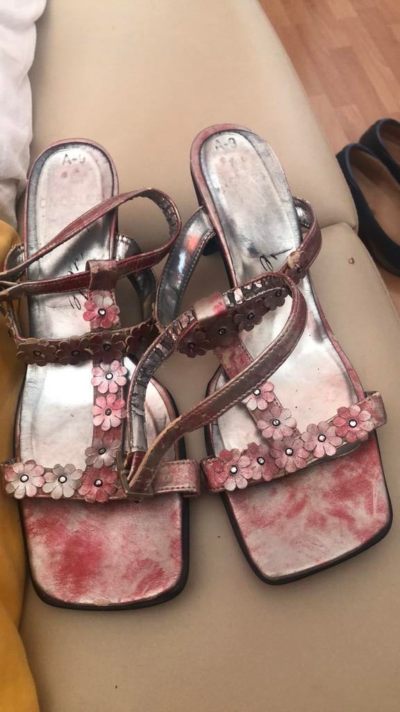 sandalen dames met hak, Kleding | Dames, Ophalen, Zo goed als nieuw
