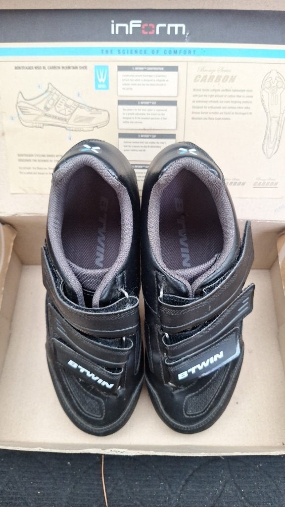 AMPER GEBRUIKT Fietsschoenen BTWIN maat 39 voor Race en MTB, S, Dames, Schoenen, Ophalen of Verzenden
