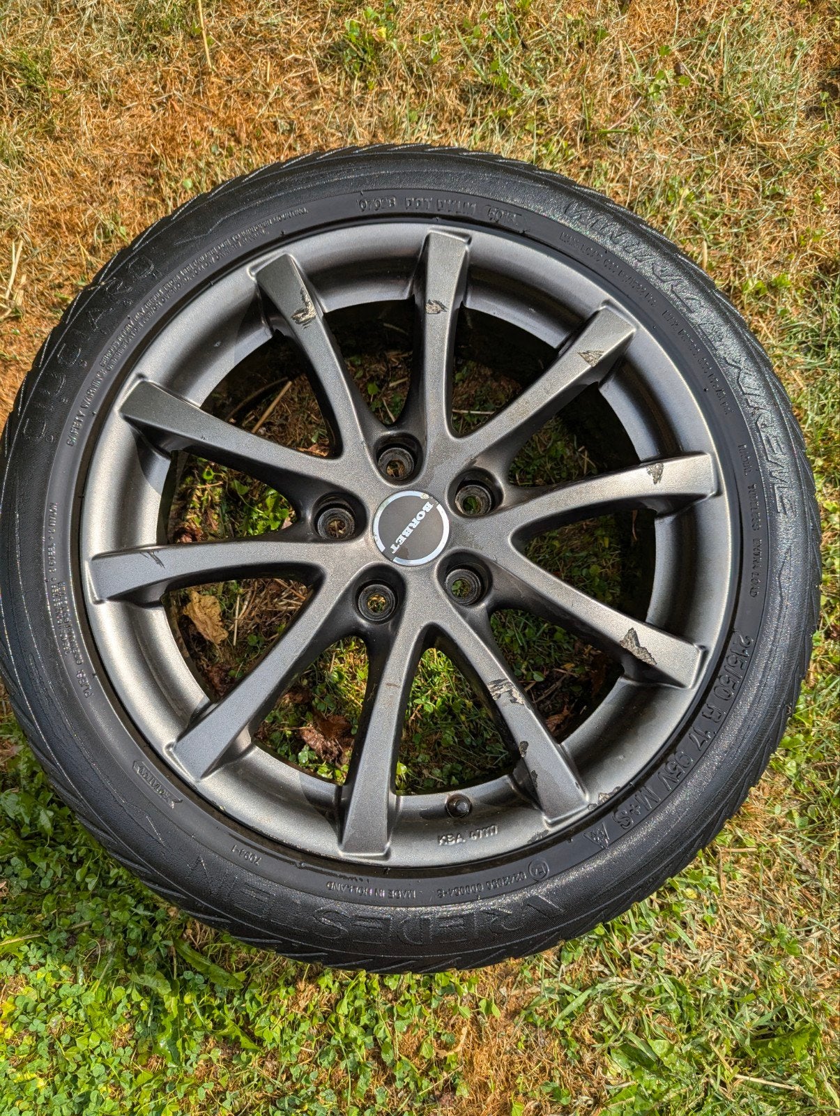 Borbet LV5 Mistral Anthracite velg, Auto-onderdelen, Banden en Velgen, Ophalen, Velg(en), 17 inch, Personenwagen