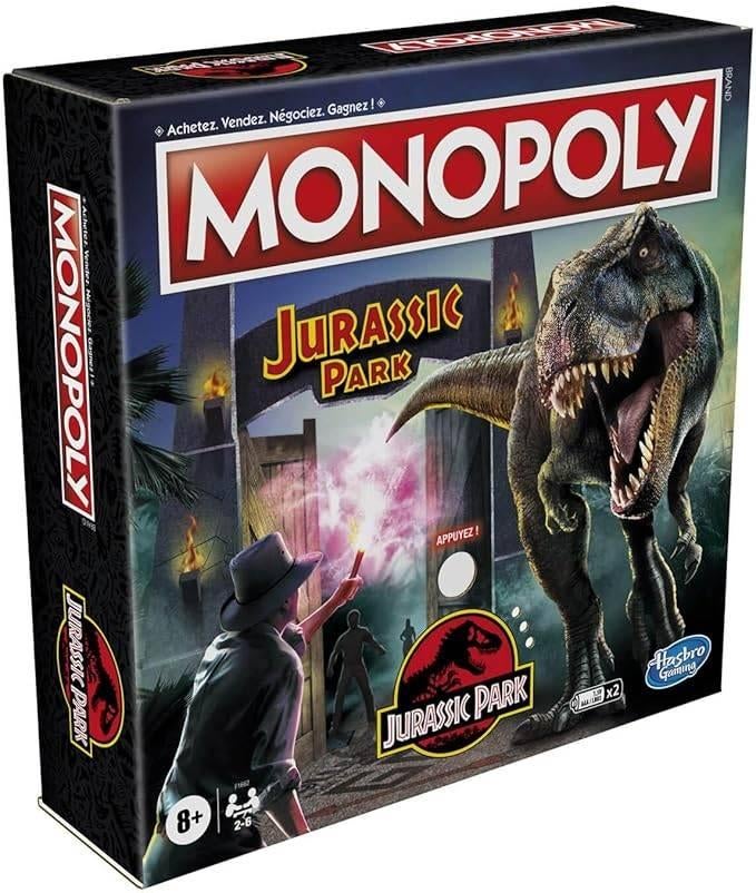 Monopoly : Editie Jurassic Park, bordspel, Vijf spelers of meer, Ophalen of Verzenden, Nieuw, Hasbro