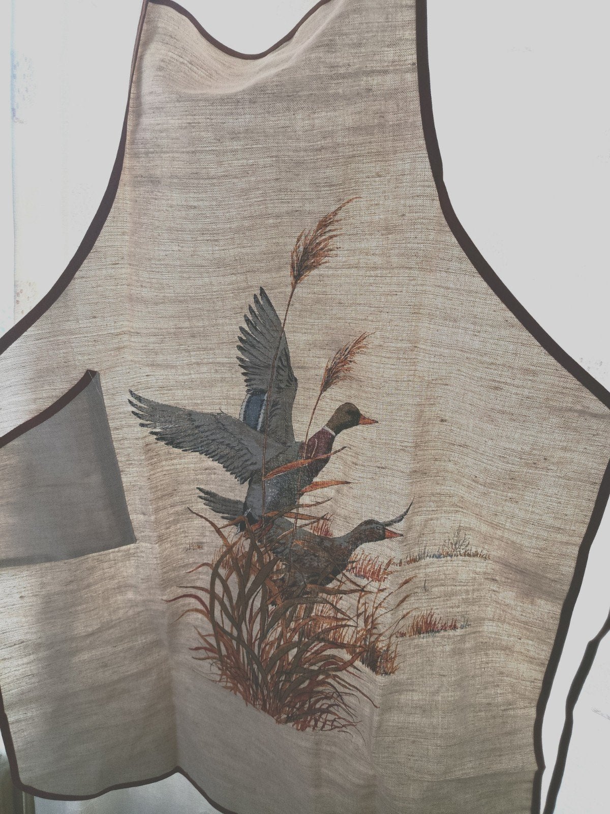 VALIPRINT, TABLIER LIN/COTON, MOTIF 'CANARDS', Kleding | Dames, Overige Dameskleding, Ophalen of Verzenden, Zo goed als nieuw