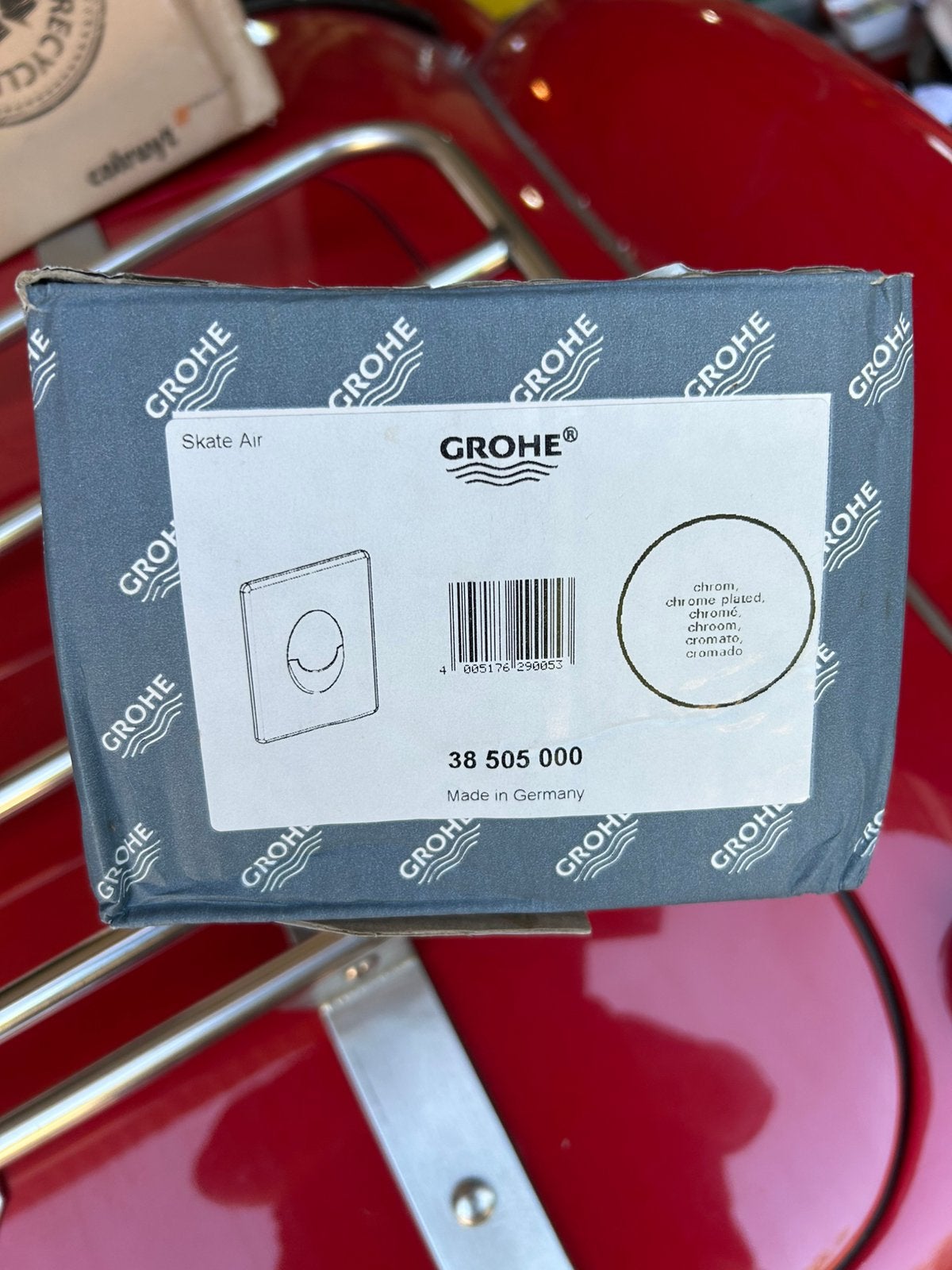 WC encastré à bouton-poussoir gratuit Grohe, Bricolage & Construction, Enlèvement, Neuf, Chrome, Toilettes