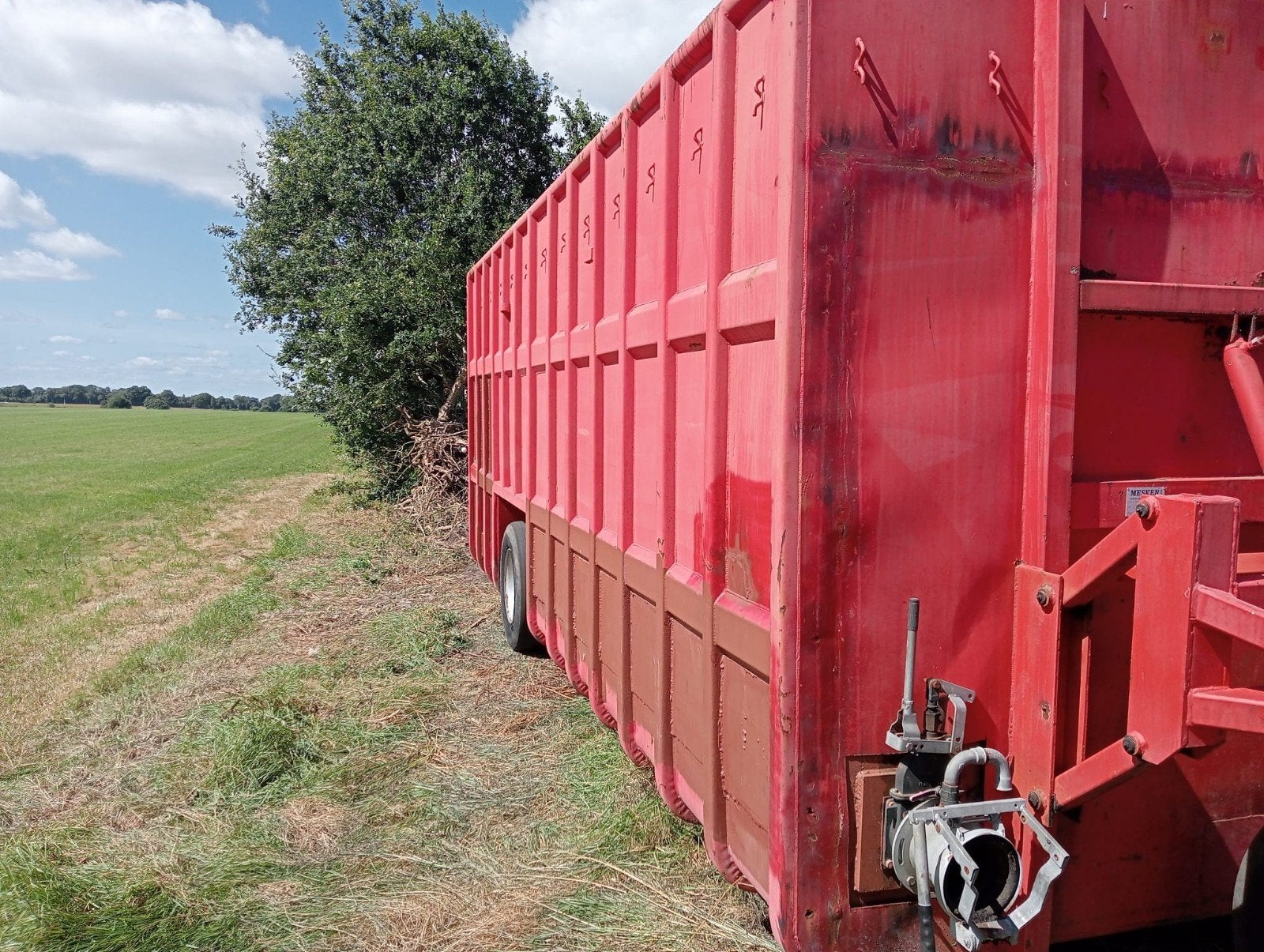 mestcontainer mest container 45m3 2019, Ophalen