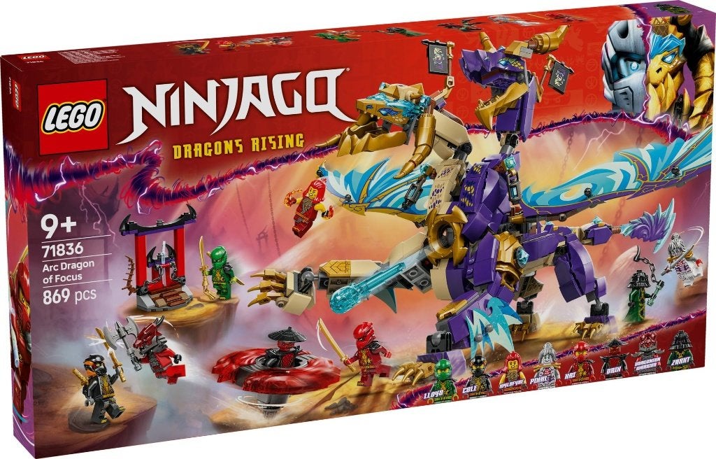 LEGO Ninjago Boogdraak van Concentratie 71836 nieuw, Lego, Nieuw, Ophalen of Verzenden, Compleet