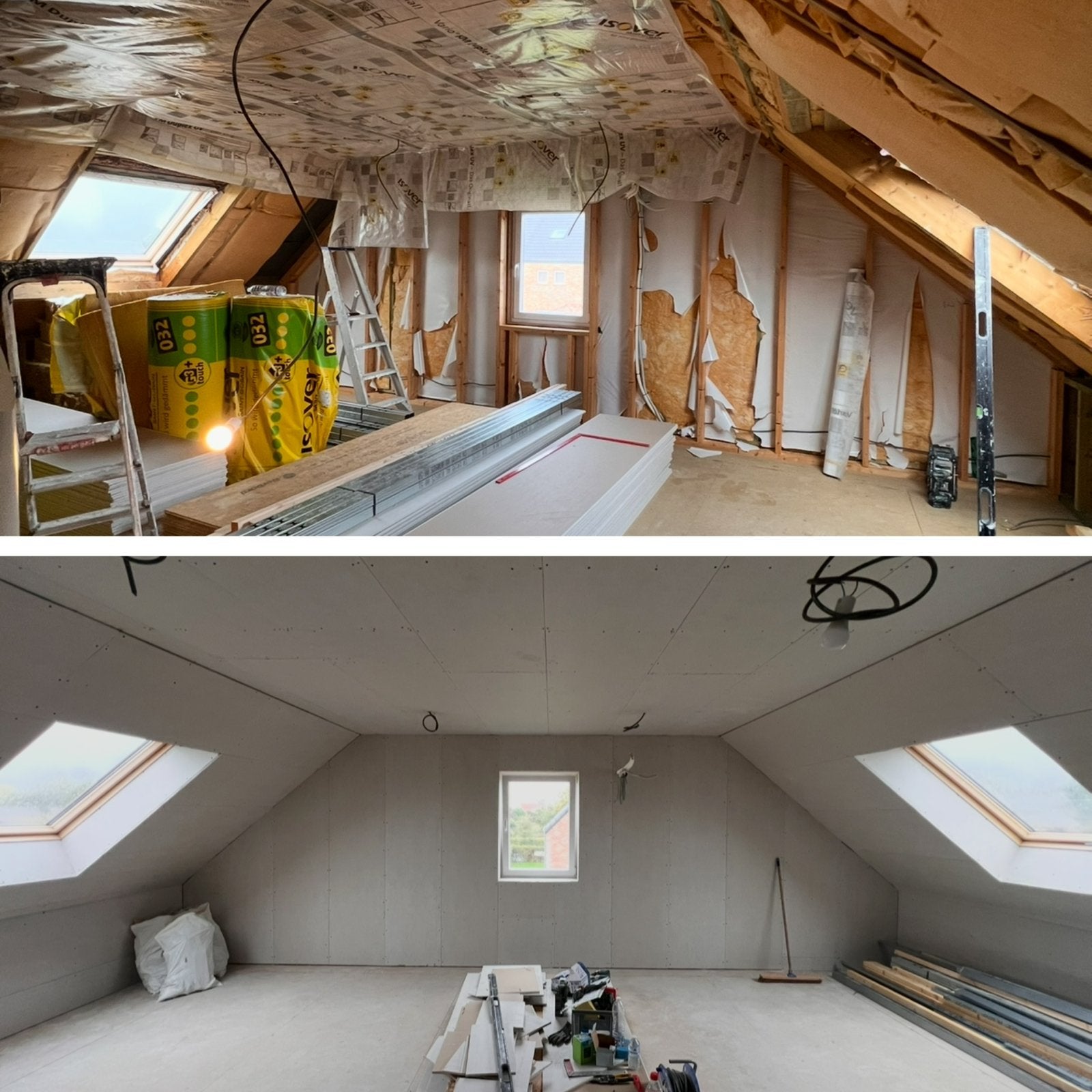 Gyproc • Coating • Verf • Isolatie, Doe-het-zelf en Bouw, Ophalen, Nieuw