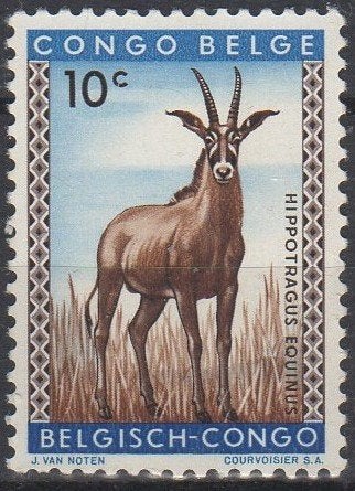 Belgisch Congo - Roan-antilope, Ophalen of Verzenden, Postfris