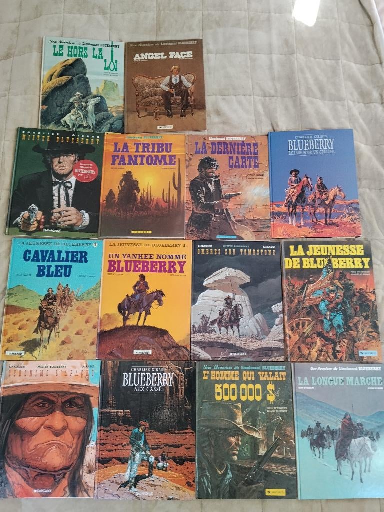 BDs Série 'Blueberry', Plusieurs BD, Enlèvement, Utilisé, Charlier/Giraud