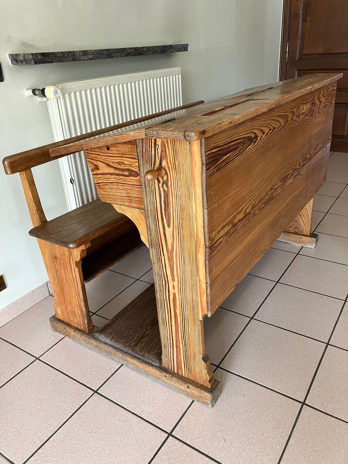 Oude Schoolbank, Huis en Inrichting, Ophalen, Zo goed als nieuw