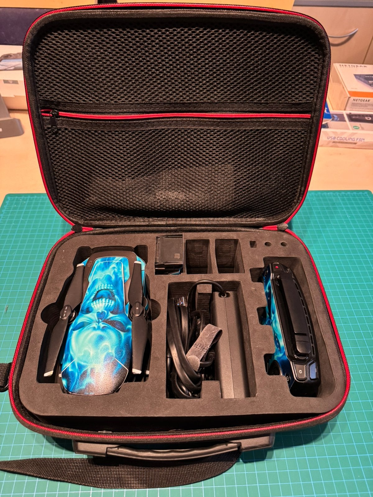 Dji air drone met controller, Hobby en Vrije tijd, Elektro, RTF (Ready to Fly), Gebruikt, Quadcopter of Multicopter