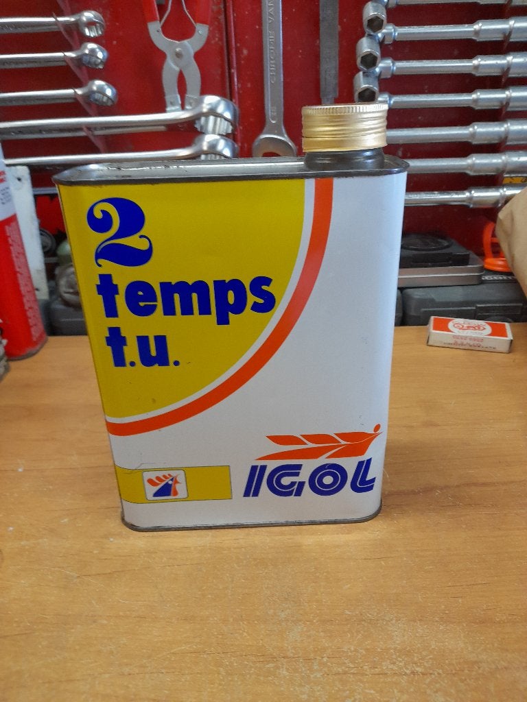 ancien bidon huile vide igol 2 temps tu, Envoi, Utilisé, Autres types