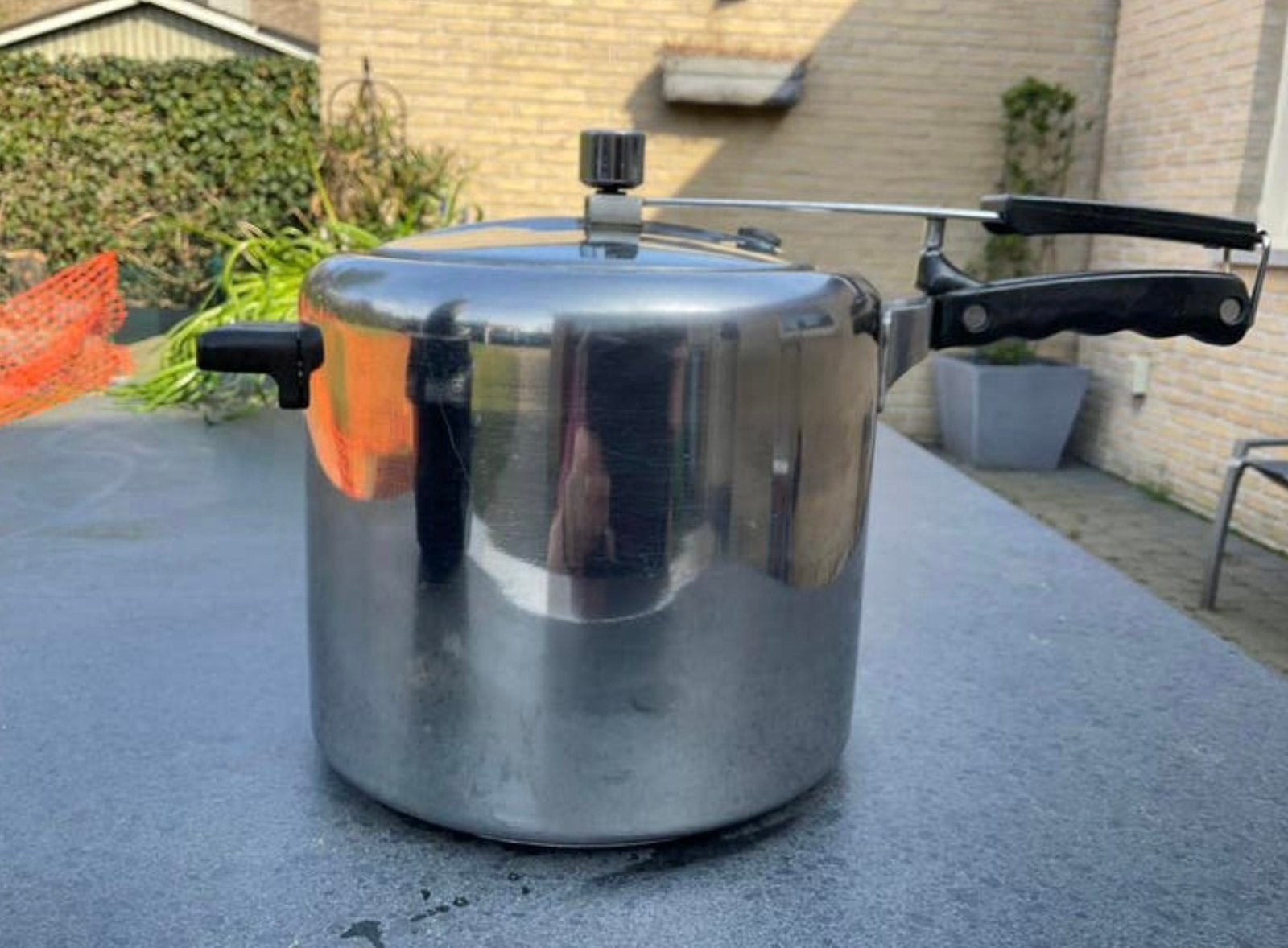 Traditionele snelkookpan 5 L, Ophalen, Snelkookpan, Aluminium, Zo goed als nieuw