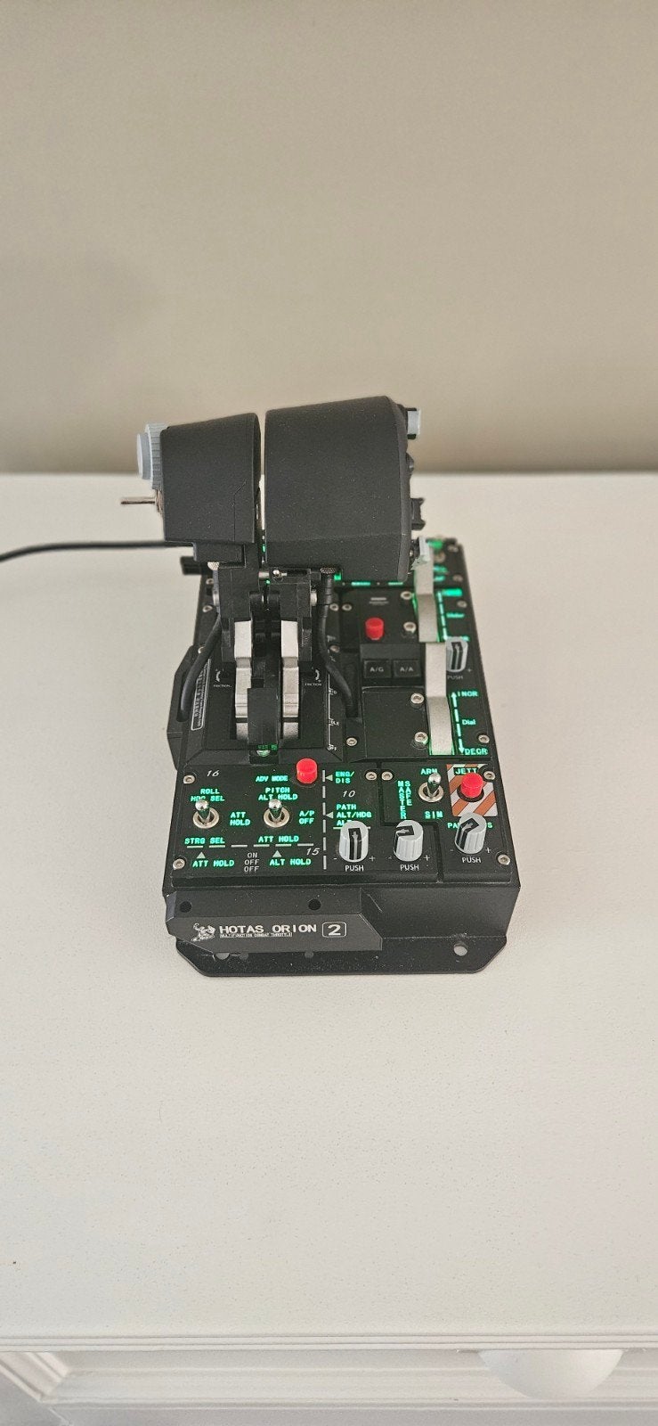WINWING Orion 2 Throttle Base + F-15EX StrikeAce Grips, Ophalen, Zo goed als nieuw, Winwing