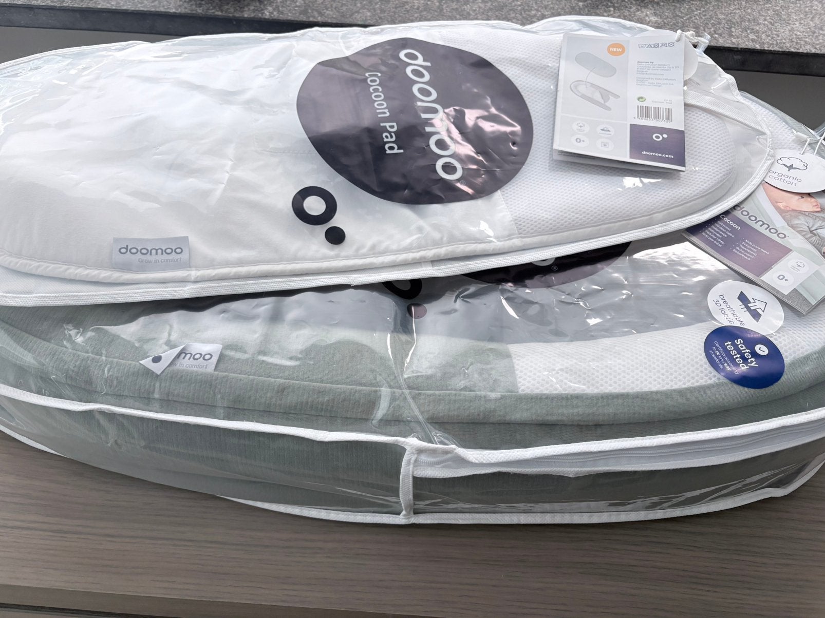 Doomoo Cocoon Babynestje + pad, Kinderen en Baby's, Overige merken, Gebruikt, Overige typen, Ophalen of Verzenden