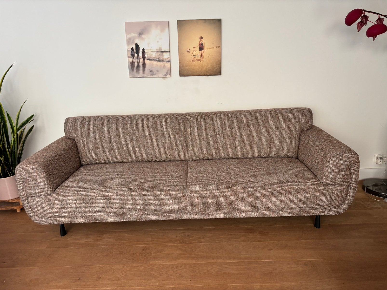 Prachtige nieuwe zetel, Huis en Inrichting, Zetels | Zetels, Ophalen, 250 tot 300 cm, Warm design modern, 75 tot 100 cm