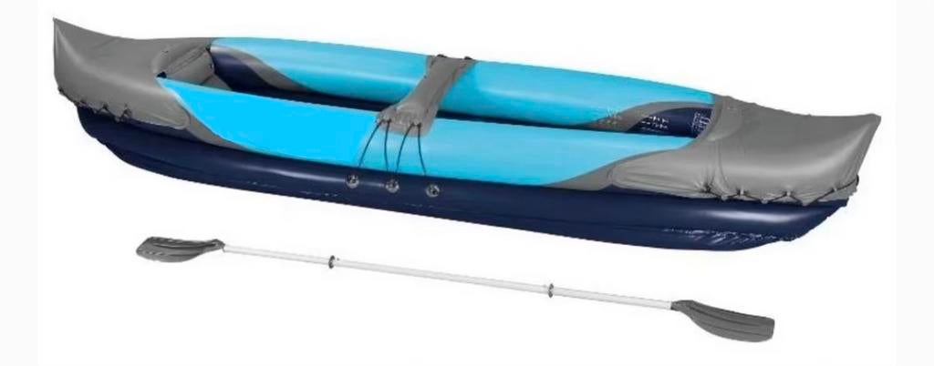 Kayak gonflable pour 1 ou 2 personnes + 2 pagaies, Sports nautiques & Bateaux, Kayaks, Enlèvement ou Envoi