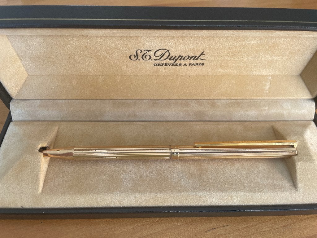 Stylo Dupont, Verzamelen, Pennenverzamelingen, Overige merken, Balpen, Met doosje, Ophalen of Verzenden