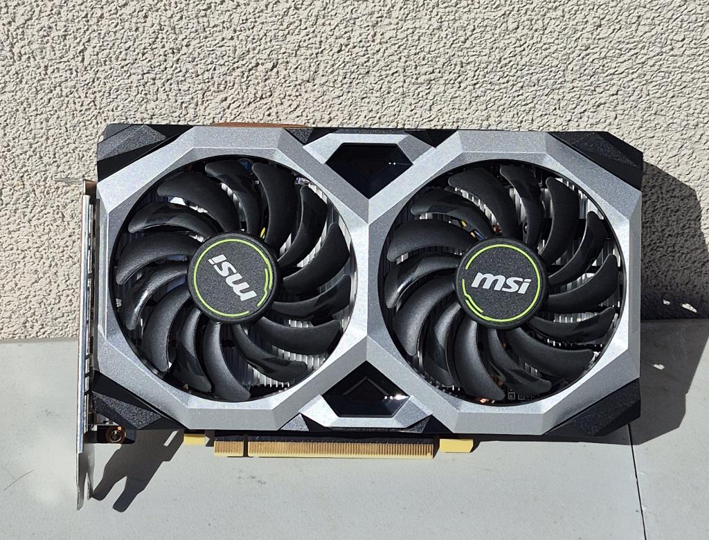 Carte graphique Nvidia GTX 1660 Ti – MSI Ventus XS 6G OC, Informatique & Logiciels, Cartes vidéo, Enlèvement, GDDR6, Nvidia