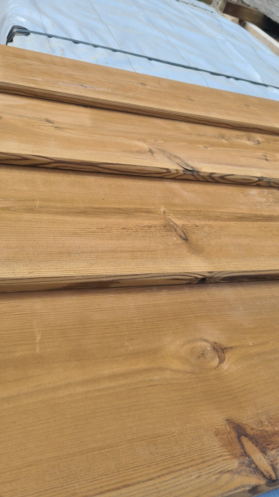 THERMOWOOD OUTLET ZWEEDS RABAT XL breed – €23,99/M², Enlèvement, Planches
