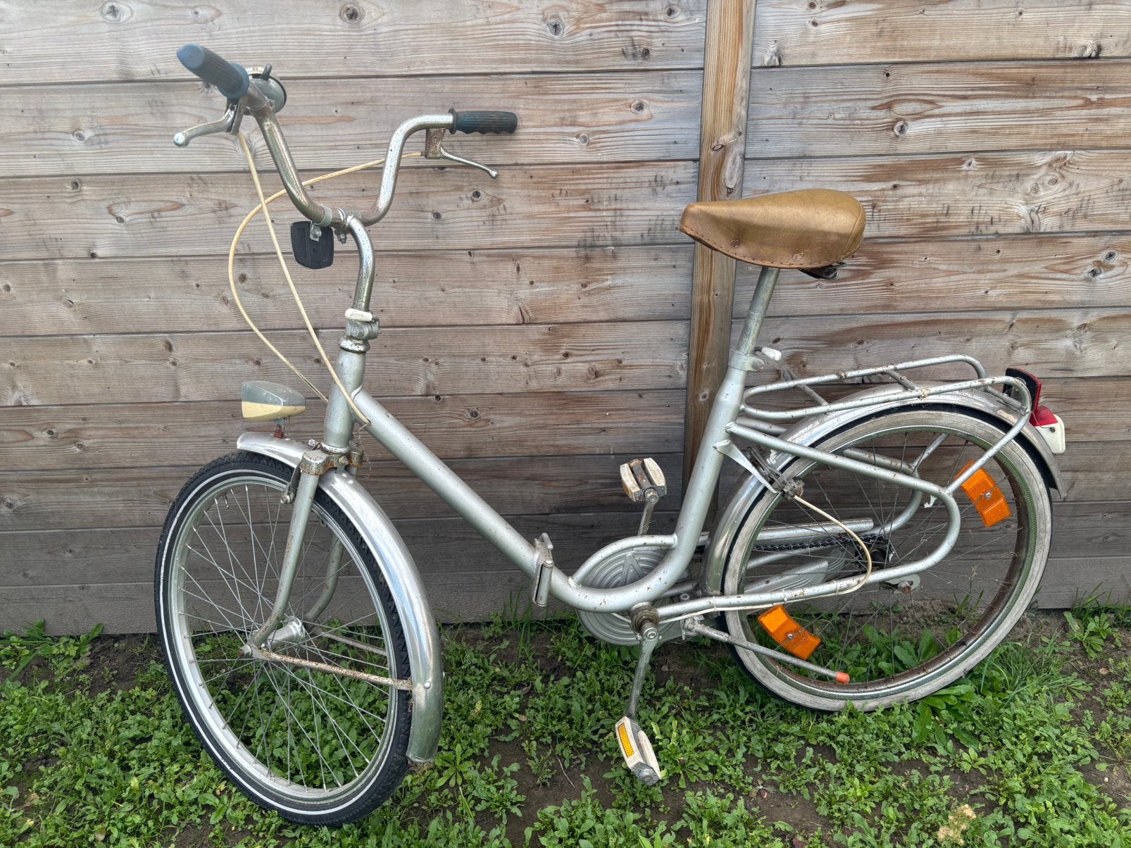 Vintage velo., Enlèvement, Utilisé, Frein sur jante