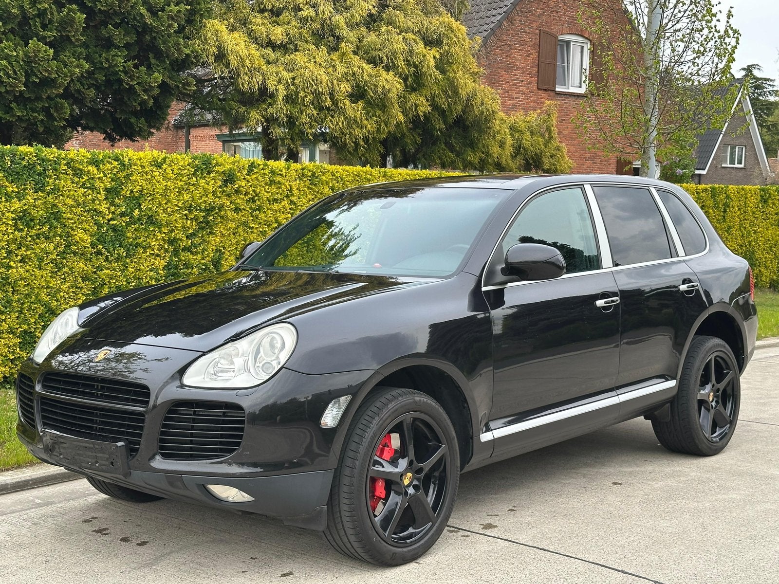 PORSCHE CAYENNE 4.5 TURBO 1ST EIG 145KM LICHT VRACHT 150€ TA, Cuir, Cayenne, Achat, Entretenue par le concessionnaire