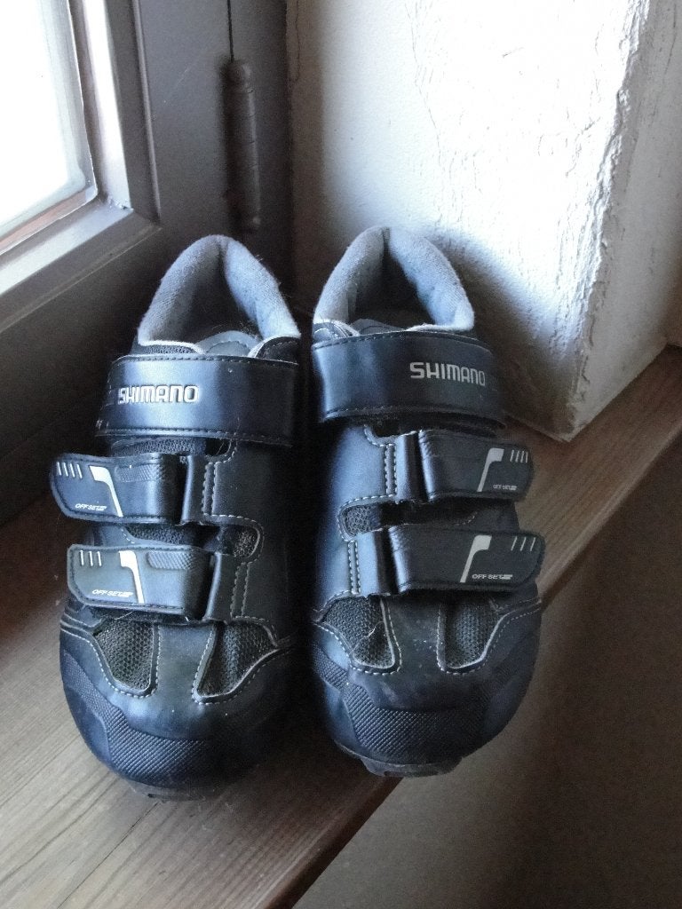Fietsschoenen met schoenplaatjes voor wielerfanaten, Ophalen, Gebruikt, Schoenen