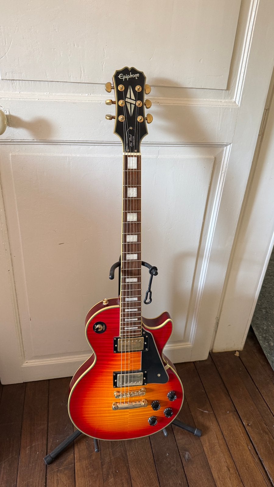 Epiphone les paul custom elektrische gitaar, Enlèvement, Comme neuf, Epiphone
