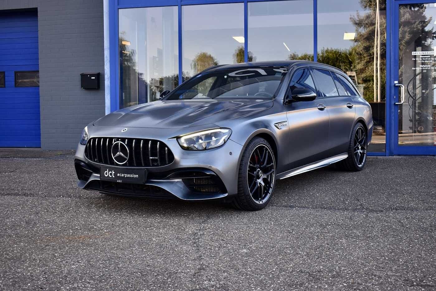 Mercedes-Benz E-Class AMG 63 S 4-Matic+ Pano Burmester Perf., Autos, Cuir, Argent ou Gris, Achat, Entreprise