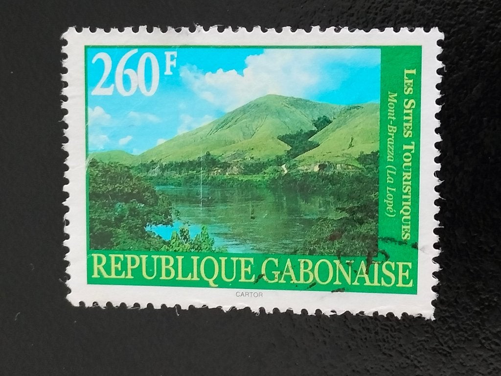 Gabon 2000 - landschap, Verzenden, Overige landen, Gestempeld