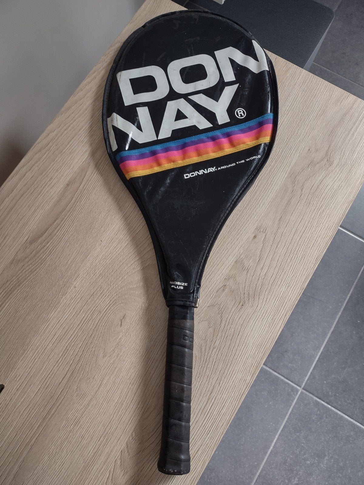 tennisraket met hoes - Donnay, Sport en Fitness, Overige Sport en Fitness, Ophalen, Gebruikt