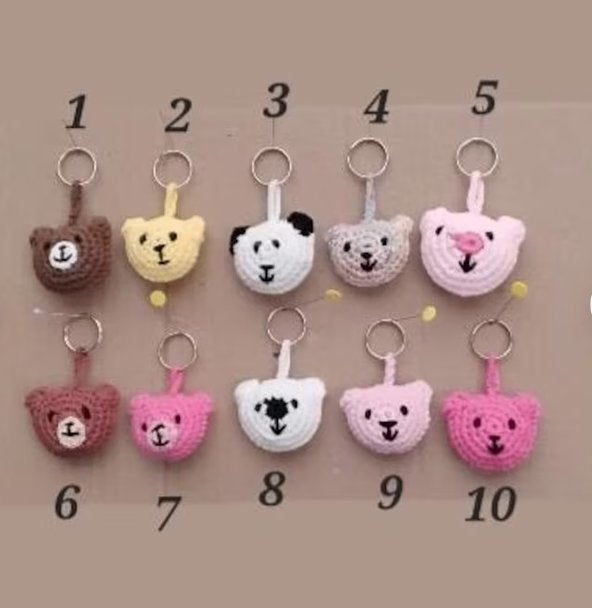 porte clés , bijoux de sac  , ours , chat , panda  6 €/pièce, Enlèvement ou Envoi, Neuf, Animal et Nature