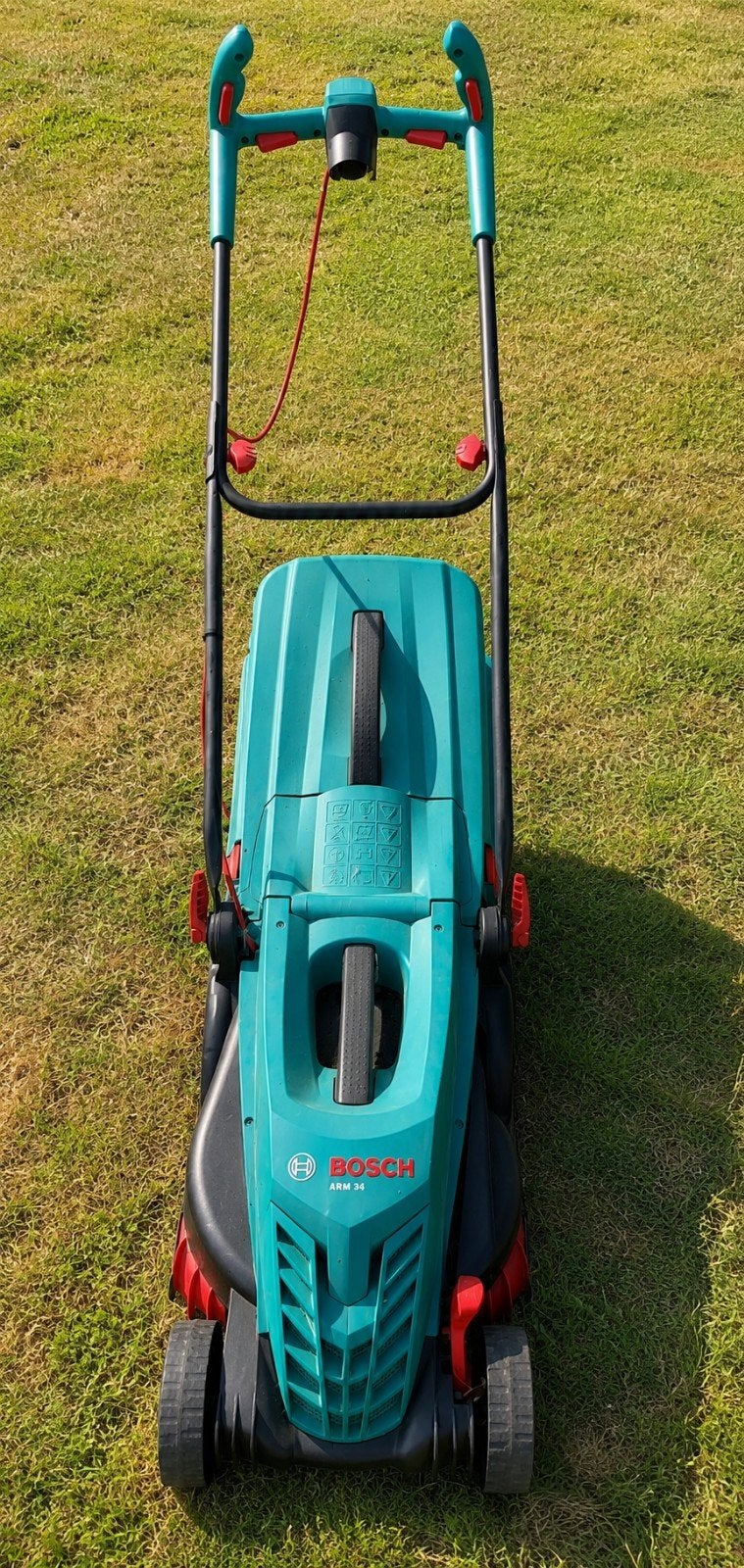 Bosch Arm 34 grasmaaier, Ophalen, Elektrische grasmaaier, Opvangbak