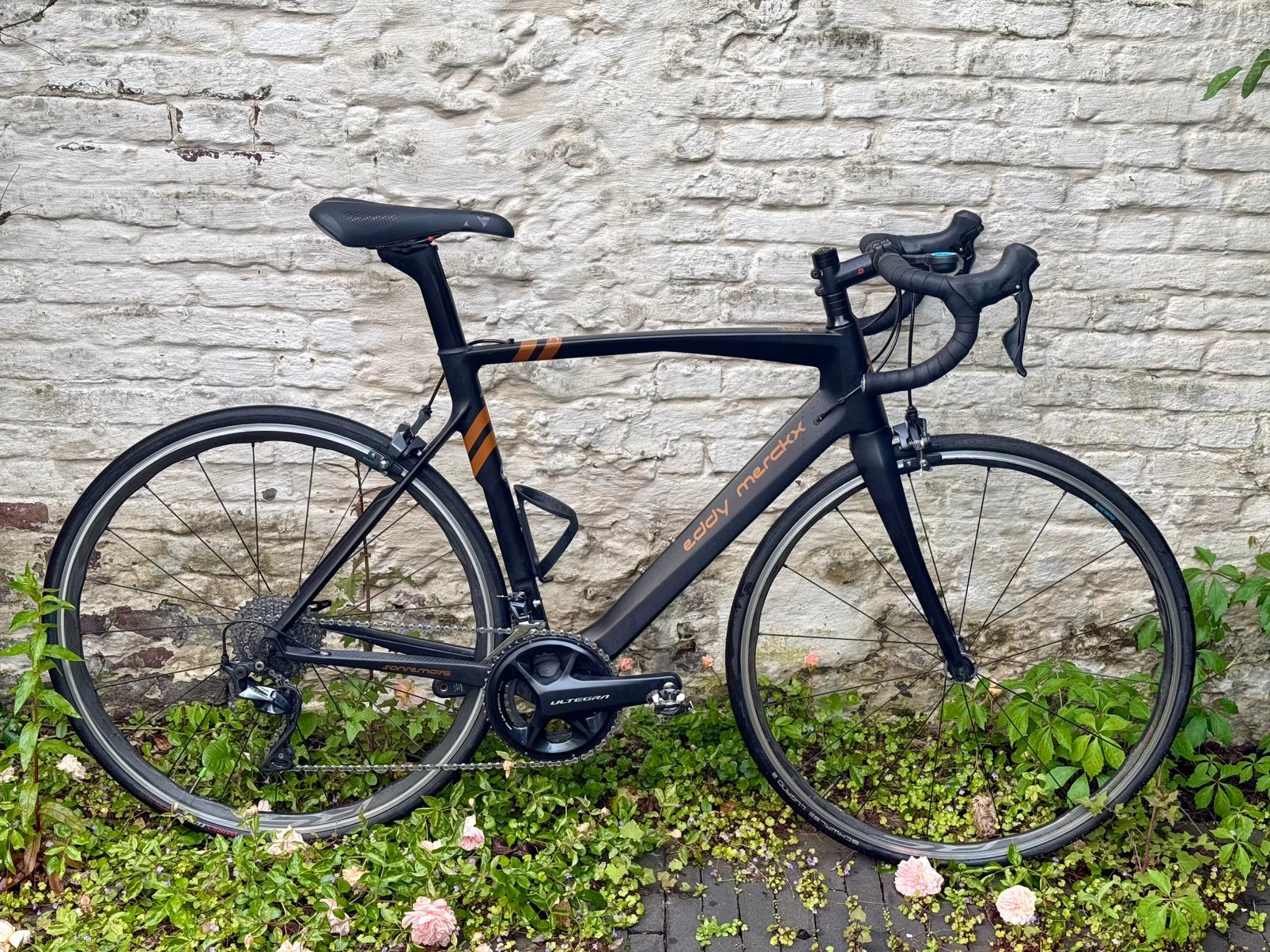 Eddy Mercx Sanremo76 roadbike Ultegra L-size 4iii-powermeter, Fietsen en Brommers, 28 inch, Carbon, Zo goed als nieuw, Meer dan 20 versnellingen