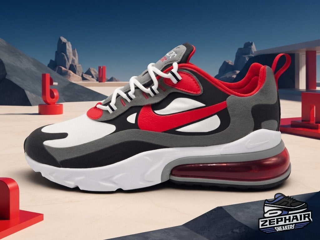 Nike Air Max 270 React 'University Red' EU43 2019, Kleding | Heren, Wit, Nike, Ophalen of Verzenden, Sneakers
