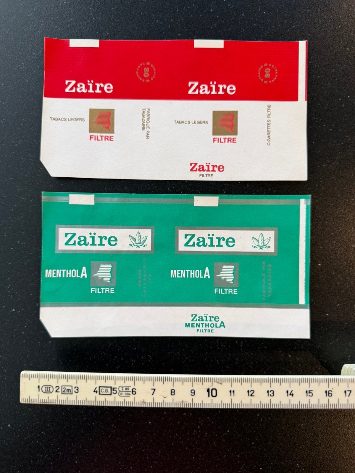 Zaïre: emballages paquets de cigarettes., Collections, Enlèvement ou Envoi, Comme neuf