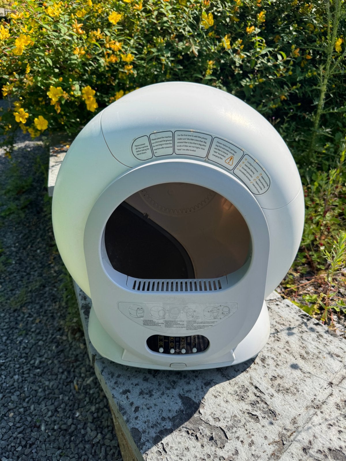 Litière Autonettoyante Connectée pour Chat - 65L, Enlèvement, Utilisé, Fermé