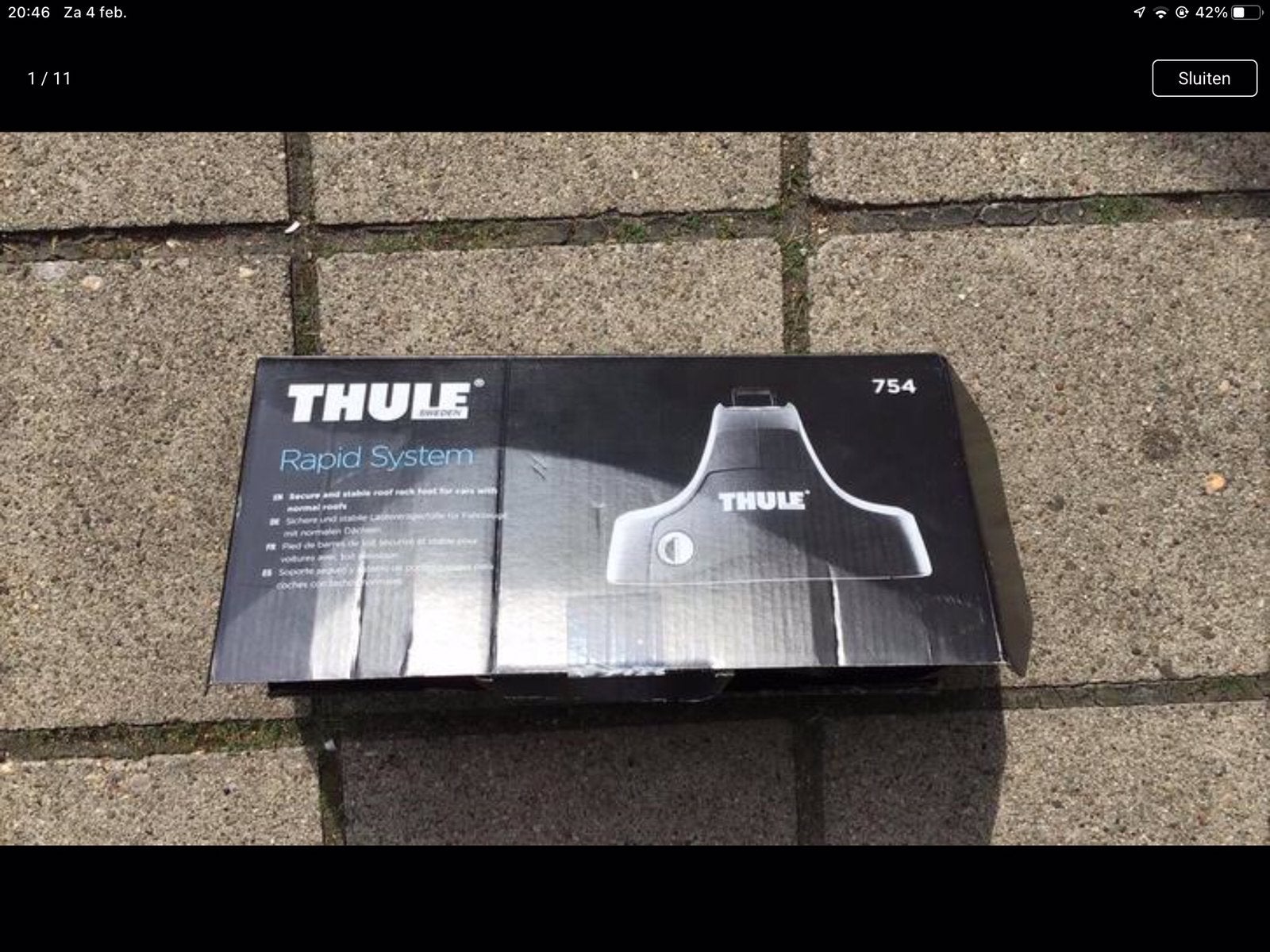 Thule Rapid System 754, Ophalen, Zo goed als nieuw