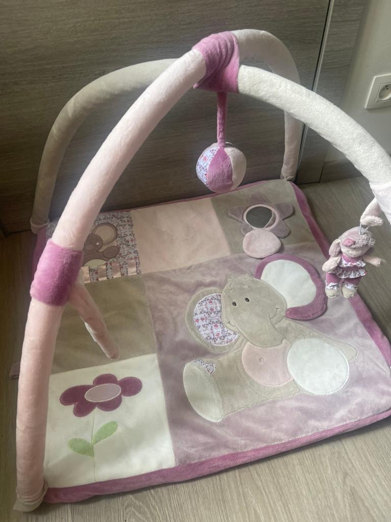 Park Topper et tapis de jeu Nattou, Enfants & Bébés, Enlèvement, Comme neuf
