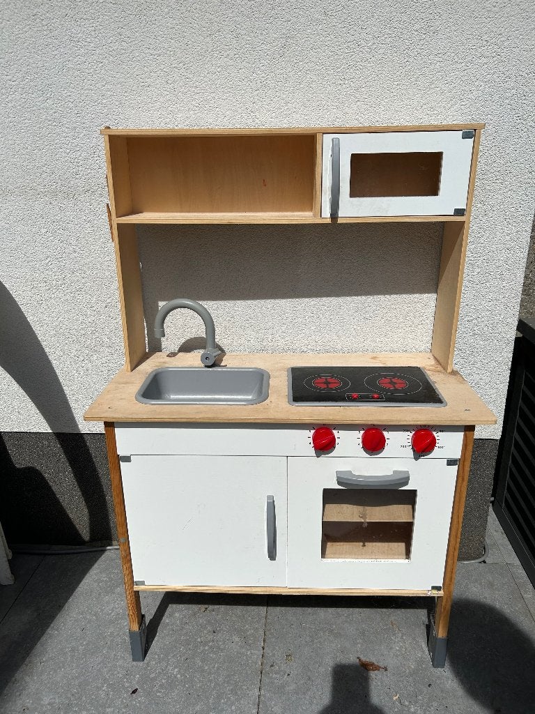 Keuken, Kinderen en Baby's, Ophalen, Gebruikt, Hout, Speelkeuken